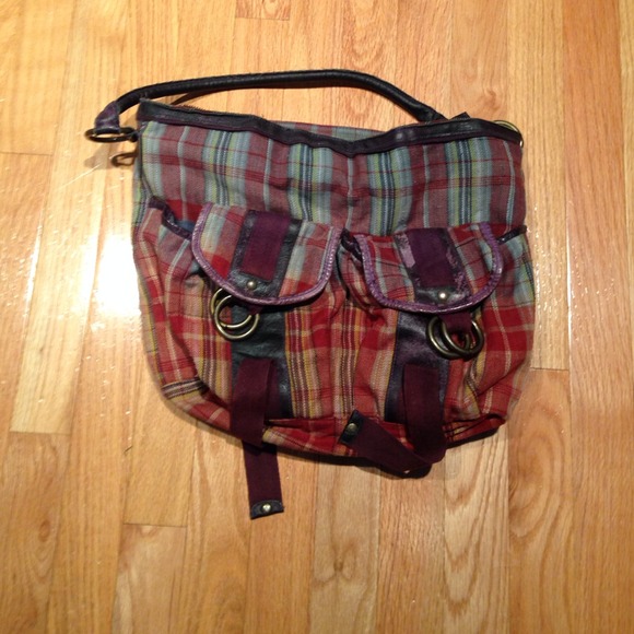 Free people plaid bag