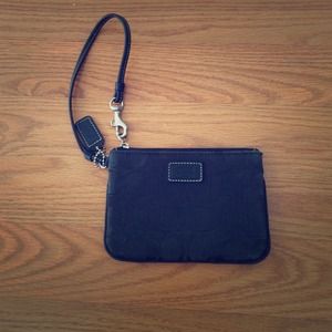 Black Coach wristlet