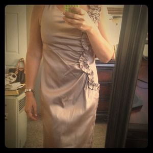 Size 8 Beige Dress