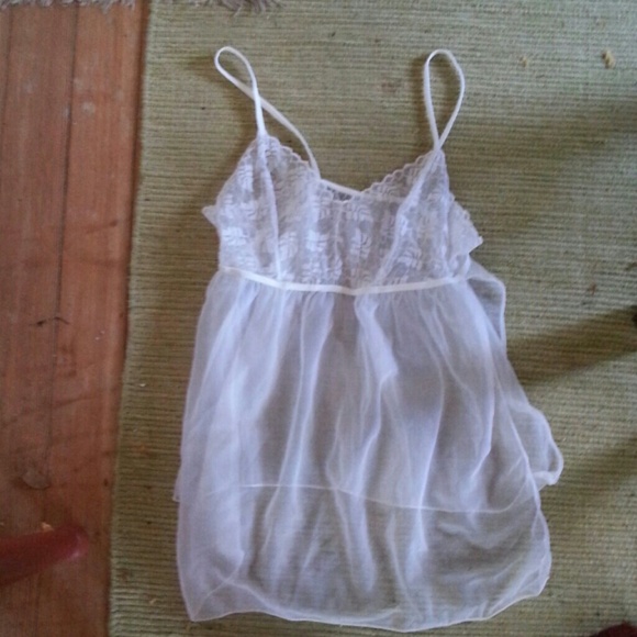 Sheer white Baby Doll