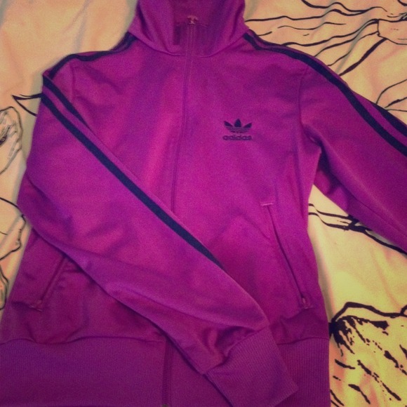 Purple Adidas jacket💜