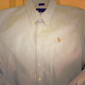 Ladies Ralph Lauren slim fit sz 10 L button front