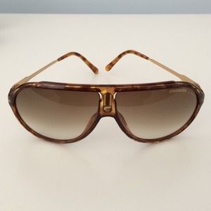 Carrera Aviator Sunglasses in Tortoise/Brown