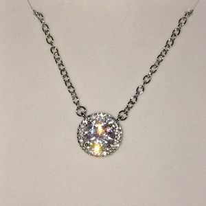 NWT Bloomingdales CZ pendant