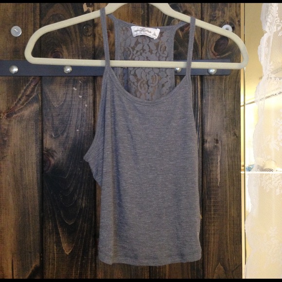 Lace Abercrombie crop