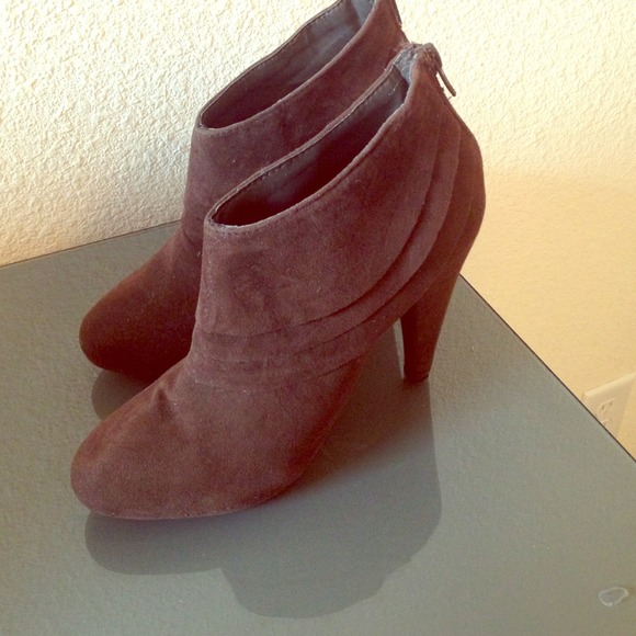 Brown booties