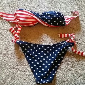 American flag bikini