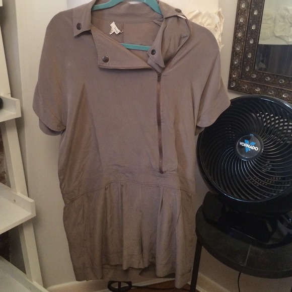 Silk romper