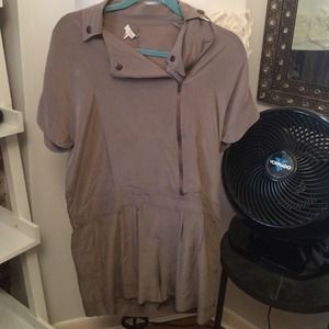 Silk romper