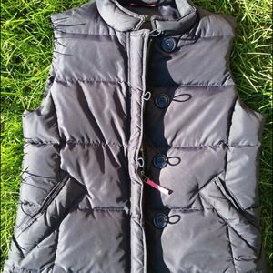 Navy Blue J.Crew down vest