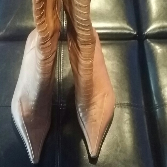 Diba Tan knee high boots - Picture 1 of 4