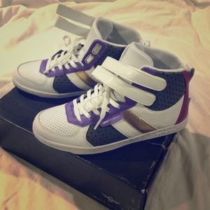 Creative recreation leather sneakers