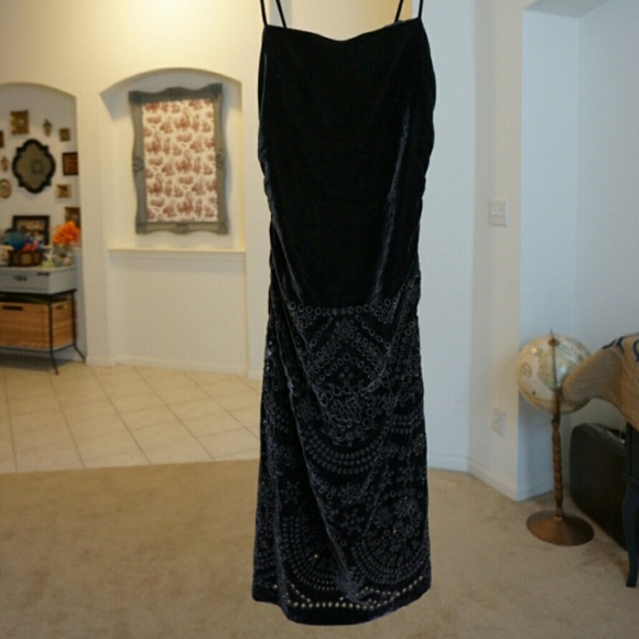 DKNY dress with eyelets detailing