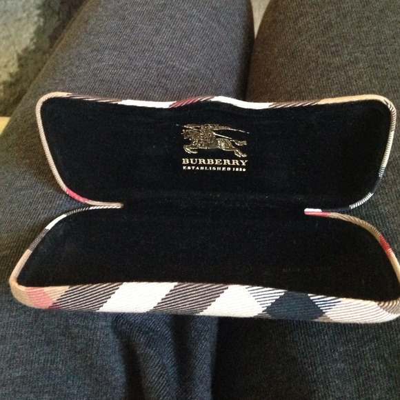 Burberry glasses case
