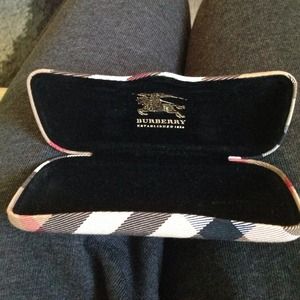 Burberry glasses case