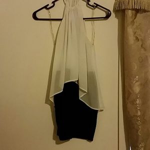 Black and white dress