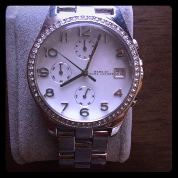 Authentic Marc Jacobs silver watch