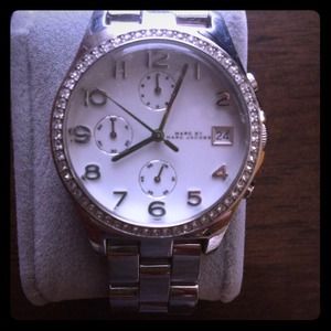 Authentic Marc Jacobs silver watch