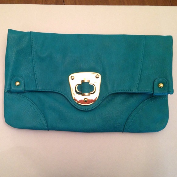 Turquoise clutch