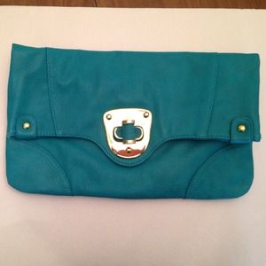Turquoise clutch
