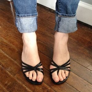 Steve Madden Black Kitten Heels