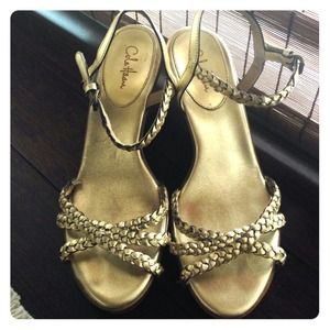 CCO Sale! Cole Haan Nike Air strappy wedge