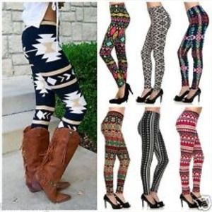 NWT Silver Brand Aztec Leggings