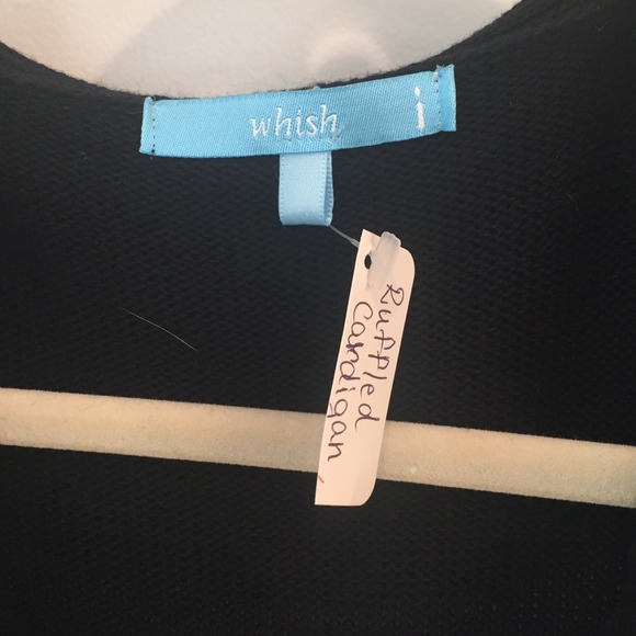 Black Ruffle Sweater - Picture 4 of 4