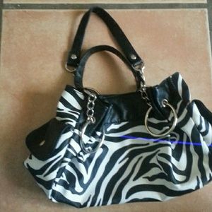 Zebra purse