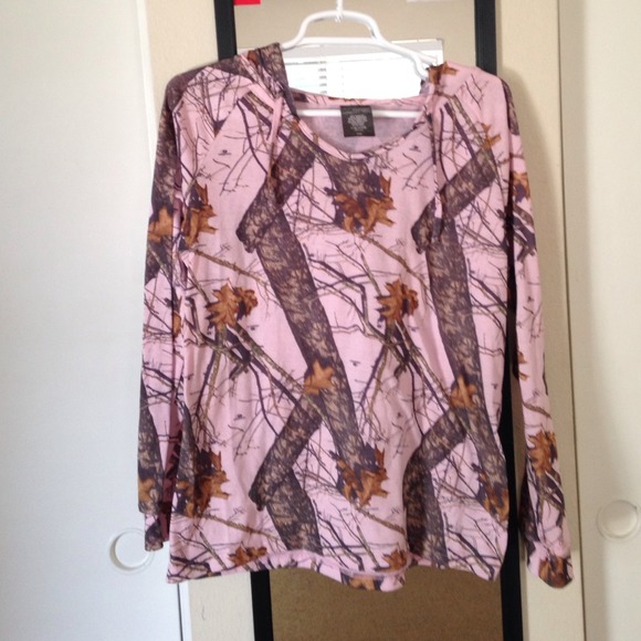 🚺 Camouflage pink long sleeve