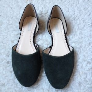 Suede and Patent Leather Flats Bundle of two!
