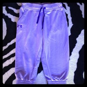 Lavender under armour crop sweats