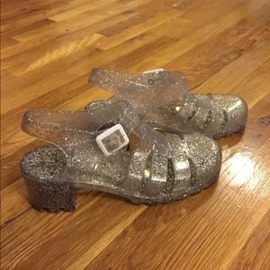 juju babe glittery jellies