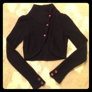 🎈SOLD🎈 Anthropologie Black cropped sweater