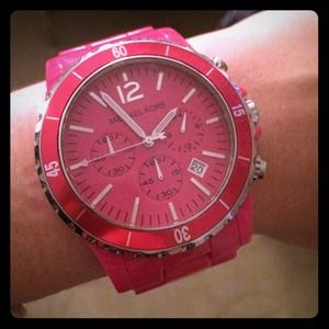Michael Kors pink watch