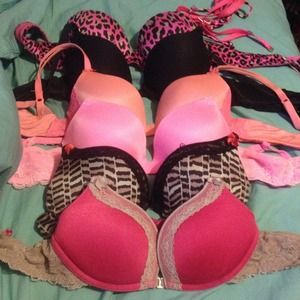 6 bras & sweater bundle