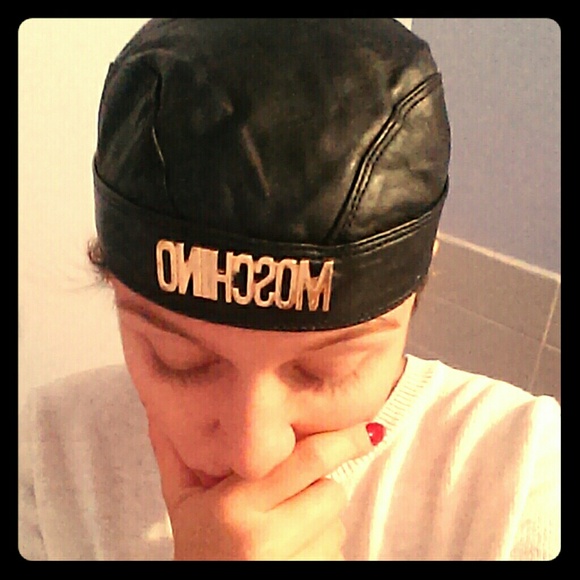Moschino leather bandanna