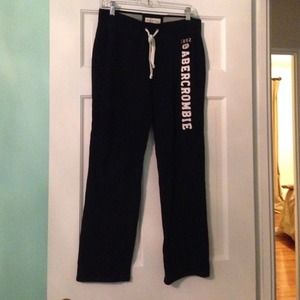Abercrombie navy sweat pants