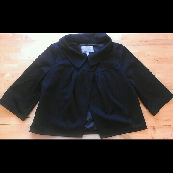 Sold in bundle-Old Navy black swing jacket - Picture 3 of 4