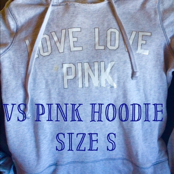 VS pink hoodie.