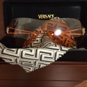 Versace sunglasses. Amber tinted