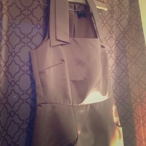 Gorgeous champagne cocktail dress from BCBG Paris.