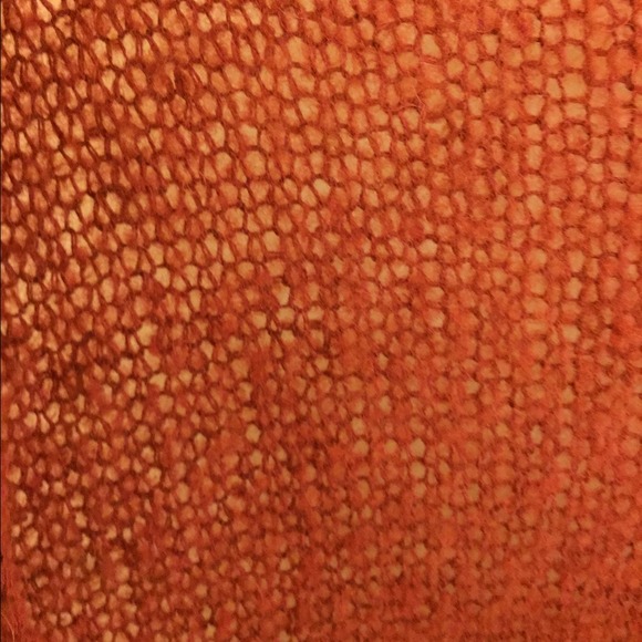 SOLD🔴 Free People orange knit sweater 🔴SOLD - Picture 2 of 4