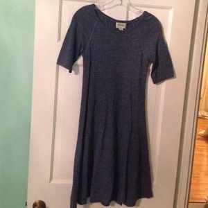 Denim-like dress