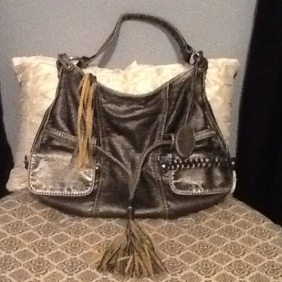 Grey satchel