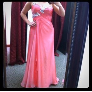 Peach Ball Gown