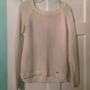 Cream knit sweater