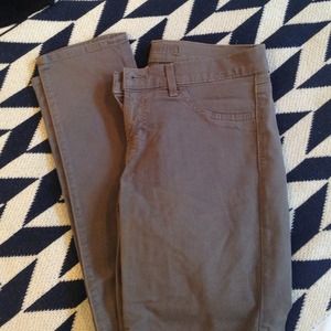 JBrand pencil leg jeans in grey flannel