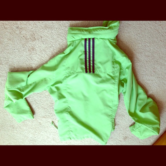 Adidas running jacket windbreaker ~M