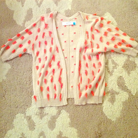 Anthropologie fun detail open sweater!